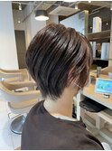 20代30代40代大人可愛い小型ショート　丸みレイヤー