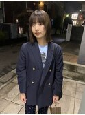 ダブルカラーブリーチベージュカラー
