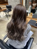 ゲーム 下北沢(GAME)&nbsp;デジタルパーマアッシュブラウンカラー髪質改善韓国ヘア下北沢