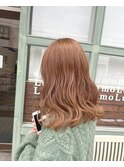 ブリーチなし　ハニーベージュ