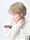 大人ショート/外はねボブ/インナーカラー/シースルーバング/新宿