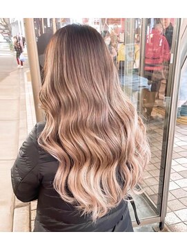 ルフレ 新宿本店1st(Reflet) ツヤツヤバレイヤージュ