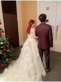 結婚式・2次会☆花嫁/卒花/ハーフアップ/ドレススタイル