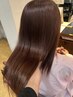【髪質改善】カラー＋髪質改善トリートメント　¥14300