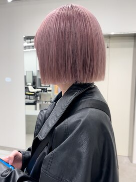 ヘアサロン ドット トウキョウ カラー 町田店(hair salon dot. tokyo color) 切りっぱなしボブ/エアリーロング/美髪/ピンクブラウン/町田