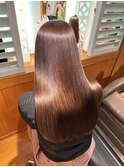 「ビフォーアフターあり」うる艶ロング「縮毛矯正」