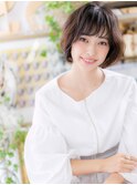 シースルーバングくせ毛風クラシカルボブc5戸田公園10代20代30代