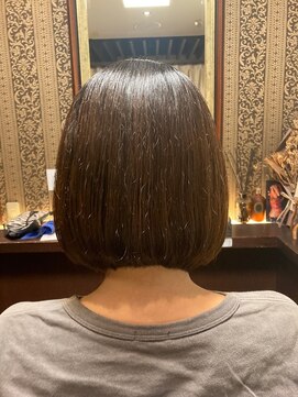 アンツ サザンリゾート 茅ヶ崎店(ANT'S Southern Resort) 前髪/ グレージュカラー フレンチカジュアル ブルーグレージュ