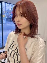 エム(M) フェイスレイヤー/ミディアムヘア/レイヤーカット//ブリーチなし