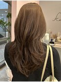 韓国へア/レイヤー/顔周り/ボブ/透明感カラー