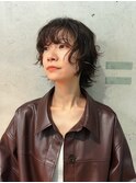 ＜kacho＞ウェーブヘア　ニュアンスパーマ  カーリーヘア