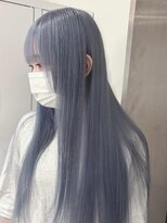 ベレーザ 渋谷(BELEZA) 14612艶髪ネイビーブルーブルーシルバーレイヤーブルーカラー