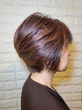 松本平太郎美容室 吉祥寺パートファイブ(PART5) 40代50代60代×グラデーションボブ×イノアカラー