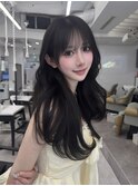 レイヤーカット 韓国ヘア ミルクティー 高島大登