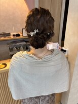 ユニカ 宇都宮(yunica)&nbsp;お呼ばれヘアアレンジ　シニョン　宇都宮