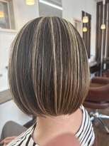 エミュー みゆき店(emu hair design)&nbsp;ハイライトボブ