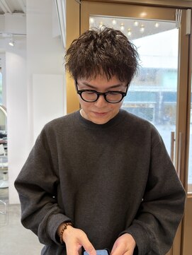 チュール(ture) ダウンバングショート【メンズ/メンズカット/メンズパーマ/】