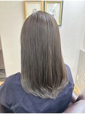 透明感グレージュ・ブルーアッシュ