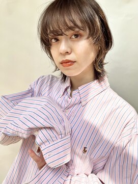 トリッカ 銀座(tricca) 小顔カット/マッシュウルフ/顔まわりレイヤー/ウルフレイヤー