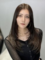 ノク 渋谷(nok)&nbsp;レイヤーカット_オリーブブラウン_イメチェン美髪