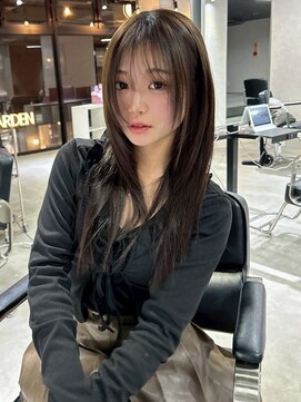 ザシェノンウメダ(THA CHAINON UMEDA) 心斎橋/着物ヘア/大人ガーリー/ダークアッシュ/似合わせカット