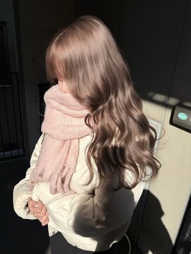 ノエ 心斎橋(Noe) 【Noe心斎橋YUTO】ピンクベージュ/ダブルカラー/髪質改善