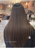 【shimizu】ナチュラル縮毛矯正で叶える柔らかストレート