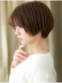ブリーチなし小顔マッシュひし形ショートボブ30代40代X戸田公園