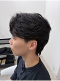 桑名メンズパーマニュアンスパーマフェザーパーマセンターパート