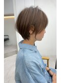 大人ショート/ダークブルー/髪質改善/イメチェン/縮毛矯正