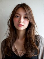 ロッソ 大橋店(Rosso) ゆるやかな毛流れのブラウンロング【大橋】