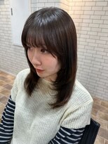 アシュレイ(ASHLEY)&nbsp;顔まわりレイヤー×ブラウンベージ