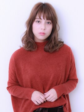 ニューヨークニューヨーク 梅田茶屋町店(NYNY) 外国人風ゆる巻きミディアムヘア