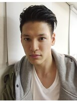 ブーケ(BOUQUET)&nbsp;しっかりツーブロック ナチュラルリーゼント ジェル仕上げ