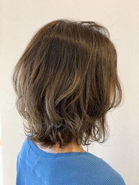 ヘアーサロン エンス(hair salon Ens) 美シルエット大人ふわミディ