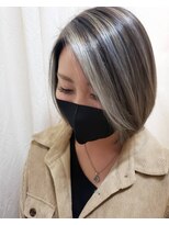 サーティーン(THIRTEEN) フェイスフレーミングとハイライトでクールなデザインカラー♪