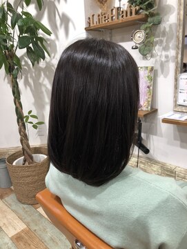 ライフヘアー(Life Hair) 【梅雨も夏も乗り切ろう】結べる長さの『上品大人ボブ』