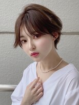 サードバイローラン(THiRD by ROULAND)&nbsp;デジタルパーマミニウルフテラコッタくすみブルー20代30代40代