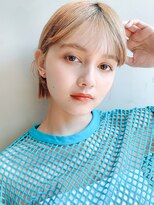 アイティーバイアルバム 藤沢店(IT by ALBUM) ナチュラルボブ_くびれヘアビタミンカラーメルティカラー_38713