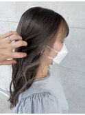 ミルクティーイヤリングカラー