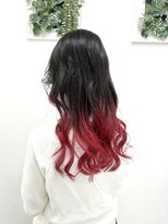 ヘアバイプルーヴ(Hair by PROVE)&nbsp;レッドグラデーションカラー