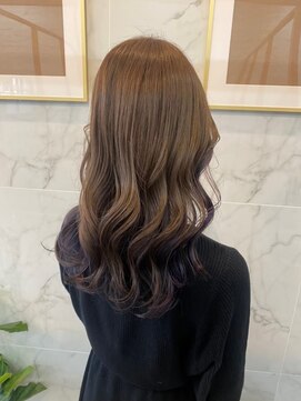 ジーナ 川崎(Zina) 髪質改善*くすみベージュふわふわカール*美髪【Zina川崎】