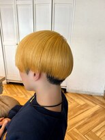 ローマ ギンザ(ROMA Ginza)&nbsp;抜きっぱなしイエロー × マッシュスタイル