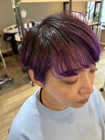 モクベル(mokbell)&nbsp;さらツヤトレンドヘアカラーベリーショートスタイル