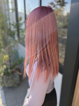 アースコアフュールボーテ 笛吹店(EARTH coiffure beaute) クリアピンクダブルカラーケアブリーチ