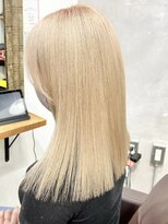 ロア 福岡天神本店(LORE) ダブルカラーベージュカラーケアブリーチカラーハイトーンカラー