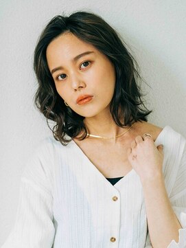 アゲート(Agate) 【錦糸町美容院Agate】シルキーグレー×可憐ふんわりカールj