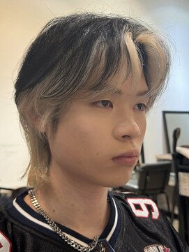 ノラ ヘアーサロン(NORA HAIR SALON) 韓国センターパートウルフインナーカラー