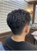 メンズショートパーマ