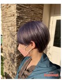 ショート×バイオレットカラー